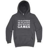  "I'd Rather Be Playing Role-Playing Games" hoodie, 3XL, Storm