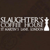  "Slaughter's Coffee House, London - Famous Chess House" hoodie, 3XL, Chestnut