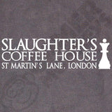  "Slaughter's Coffee House, London - Famous Chess House" hoodie, 3XL, Vintage Zinc