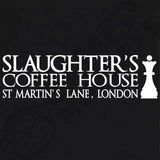  "Slaughter's Coffee House, London - Famous Chess House" men's t-shirt Black