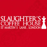  "Slaughter's Coffee House, London - Famous Chess House" men's t-shirt Red