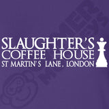  "Slaughter's Coffee House, London - Famous Chess House" women's t-shirt Purple