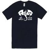  "If You Die We Split Your Gear, Dragon" men's t-shirt Navy