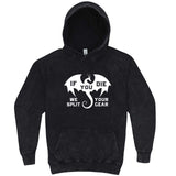  "If You Die We Split Your Gear, Dragon" hoodie, 3XL, Vintage Black