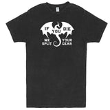  "If You Die We Split Your Gear, Dragon" men's t-shirt Vintage Black