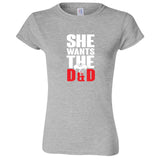  "She Wants the D&D" women's t-shirt Sport Grey
