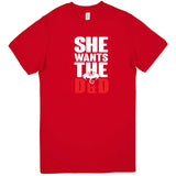  "She Wants the D&D" men's t-shirt Red