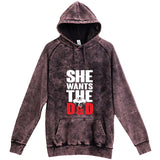  "She Wants the D&D" hoodie, 3XL, Vintage Cloud Black