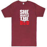  "She Wants the D&D" men's t-shirt Vintage Brick