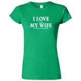  "I Love It When My Wife Lets Me Play Board Games" women's t-shirt Irish Green