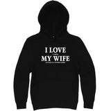  "I Love It When My Wife Lets Me Play Board Games" hoodie, 3XL, Black