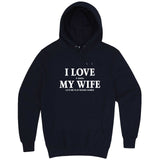  "I Love It When My Wife Lets Me Play Board Games" hoodie, 3XL, Navy