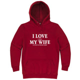  "I Love It When My Wife Lets Me Play Board Games" hoodie, 3XL, Paprika