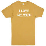  "I Love It When My Wife Lets Me Play Board Games" men's t-shirt Vintage Mustard