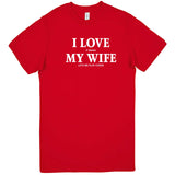  "I Love It When My Wife Lets Me Play Chess" men's t-shirt Red