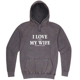  "I Love It When My Wife Lets Me Play Chess" hoodie, 3XL, Vintage Zinc