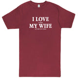  "I Love It When My Wife Lets Me Play Chess" men's t-shirt Vintage Brick