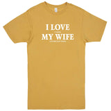  "I Love It When My Wife Lets Me Play Chess" men's t-shirt Vintage Mustard