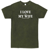  "I Love It When My Wife Lets Me Play Chess" men's t-shirt Vintage Olive