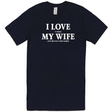  "I Love It When My Wife Lets Me Play Card Games" men's t-shirt Navy