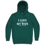  "I Love It When My Wife Lets Me Play Video Games" hoodie, 3XL, Teal