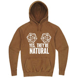  "Yes, They're Natural" hoodie, 3XL, Vintage Camel