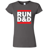  "Run D&D" women's t-shirt Charcoal
