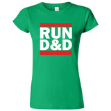  "Run D&D" women's t-shirt Irish Green