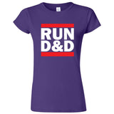  "Run D&D" women's t-shirt Purple