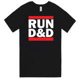  "Run D&D" men's t-shirt Black