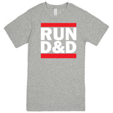  "Run D&D" men's t-shirt Heather Grey