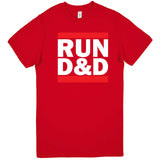  "Run D&D" men's t-shirt Red