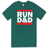  "Run D&D" men's t-shirt Teal