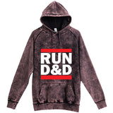  "Run D&D" hoodie, 3XL, Vintage Cloud Black