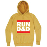  "Run D&D" hoodie, 3XL, Vintage Mustard