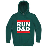  "Run D&D" hoodie, 3XL, Teal