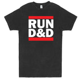  "Run D&D" men's t-shirt Vintage Black