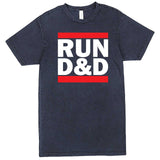  "Run D&D" men's t-shirt Vintage Denim